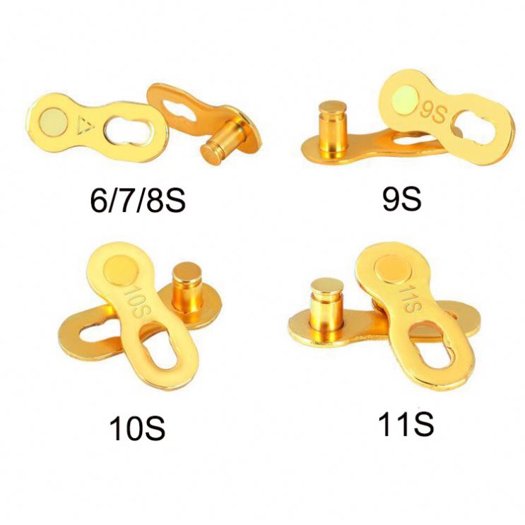 Цепь быстросъемная для горного велосипеда, цепь с волшебной застежкой, соединитель, для 6, 7, 8, 9, 10, 11, 12 Скоростей, 2 пары