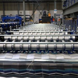 Hoja de perfil de panel de techo de metal de hierro corrugado de acero galvanizado de 0,18mm Máquina formadora de rollos en frío - Product Image 4