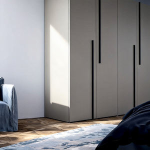 خزانة ملابس خشبية عصرية فاخرة من BOSNiE صديقة للبيئة سهلة التجميع بأبواب منزلقة بيضاء وسعة تخزين كبيرة - Product Image 2