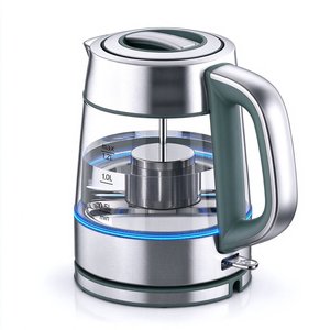 Hervidor de Agua Eléctrico de Vidrio Verde de 1.2L y 1200W con Indicador LED y Apagado Automático con Protección Contra Ebullición en Seco - Product Image 2