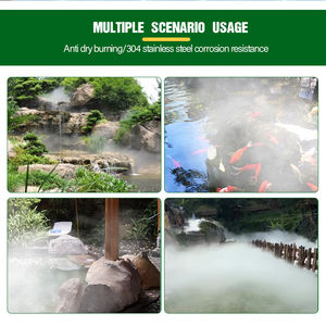 Fabrieksprijs Elektrische Nieuwe 12 Hoofd Ultrasone Mistbevochtiger Voor Aquarium Vijver Mistmaker Met Voeding En Vlotter - Product Image 6