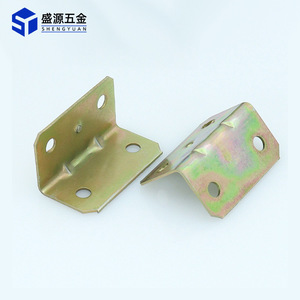 Shengyuan Thickened L-Shaped 90-Degree Right Angle Bracket 5Mm Iron Plating Furniture Cabinet Fixing Support - Product Image 1
