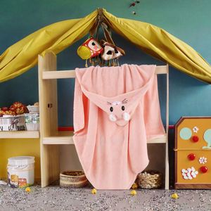Toalla de Baño para Niños de Alta Calidad, Secado Rápido, Diseño Personalizado con Temática Animal, Técnica de Tejido, para Uso en el Baño - Product Image 3