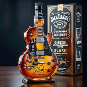 Bouteille en verre créative personnalisée en forme de violon pour whisky, vin, brandy, <span class=keywords><strong>tequila</strong></span>, vodka - Product Image 3
