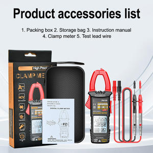 Meteran Jepit Profesional Pintar 4000 Hitungan Digital 600A <span class=keywords><strong>Arus</strong></span> Tinggi NCV Induksi Alat Pengukur Non-kontak - Product Image 4