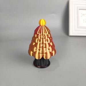 Ornement de sapin de Noël populaire en forme d'épée rétractable en verre imprimée en 3D, échelle 1/12, jouet créatif en forme d'épée de Noël, cadeau - Product Image 5