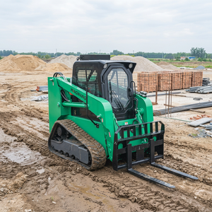 รถตักล้อยางขนาดเล็กแบบตีนตะขาบของจีน พร้อมเครื่องยนต์ดีเซลยูโร 5 ระบบ PLC และปั๊ม สำหรับงานก่อสร้าง - Product Image 1