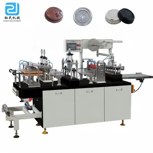 Paper Lid Making Machine DS-420C Automatic Plastic Cup Lid Making / Thermoforming Machine Paper Cup Cover Forming Machine