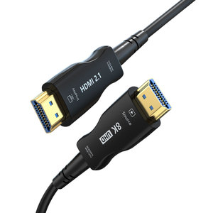 Custom Length 8K HDMI 2.1 Active <strong>Optical</strong> <strong>Cable</strong> 48Gbps 8K60Hz EARC Zinc Alloy HDMI AOC Fiber <strong>Cable</strong> for Engineering &amp; Home Theater - Product Image 1