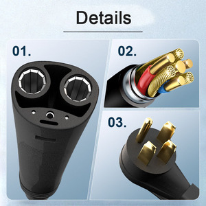 Nacs 7kw 32A แบบพกพาระดับ2 EV ชาร์จในรถสมาร์ท APP WiFi 16A 110V 220V 3.5KW 7kw 5M เทสลาชาร์จแบบพกพา EV สำหรับ<span class=keywords><strong>รถ</strong></span>ยนต์เทสลา - Product Image 5