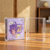 Boîte de rangement en acrylique premium pour Exeggutor Dragon's Return Gift Box, étanche, anti-poussière, protection UV à 99 %, support magnétique N52