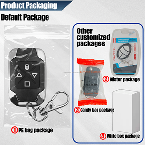 Duplicador de código fijo de <span class=keywords><strong>4</strong></span> botones con control remoto clon inalámbrico de <span class=keywords><strong>433MHz</strong></span> de alto rendimiento para sistemas de puertas - Product Image 5