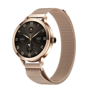 Montre connectée DF HW014 étanche IP68 avec écran AMOLED, batterie 170 mAh, suivi de l'oxygène sanguin, podomètre, suivi du sommeil, écran tactile, autonomie de 4 jours - Product Image 1