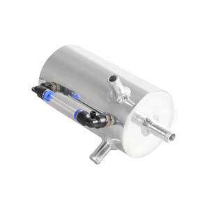 Bac à huile en aluminium, diamètre 7,5 cm, hauteur 18 cm, pour mise à niveau et modernisation, capacité 0,5 L avec tuyau de ventilation - Product Image 2