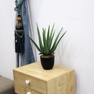 Hot <b>Sale</b> Plastic Artificial <b>Aloe</b> <b>Vera</b> Bonsai <b>Plants</b> Real Touch Eco-Friendly <b>for</b> Easter Indoor Decoration - Product Image 2