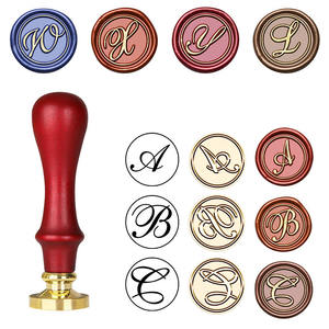 ขายร้อนสไตล์เกาหลีชุดตัวอักษรภาษาอังกฤษ A-Z Wax Seal แสตมป์หัว - Product Image 2