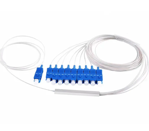 APT出厂价格1*9 1:9 1x9迷你光纤FTTH不平衡混合1x8 PLC分路器，带1x2 FBT耦合器1x9 PLC分路器 - Product Image 6