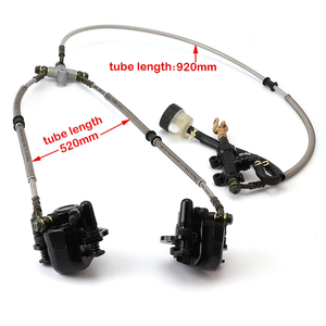 Système <span class=keywords><strong>de</strong></span> <span class=keywords><strong>frein</strong></span> à disque hydraulique arrière avec étrier et maître-cylindre <span class=keywords><strong>pour</strong></span> VTT, UTV, buggy, <span class=keywords><strong>quad</strong></span> et moto tout-terrain 150cc, 200cc, 250cc - Product Image 3