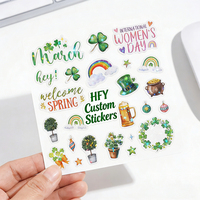 Autocollants holographiques personnalisés pour agenda, 12 mois, irisés, pour scrapbooking, carnet, journale, décorations laser mignonnes