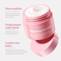 Approuvé par la BPOM pour la crème visage Kormesic 50g Grenade 3% NIACINAMIDE Hydratante Réparatrice Améliorant la texture de la peau Cactus Ginseng