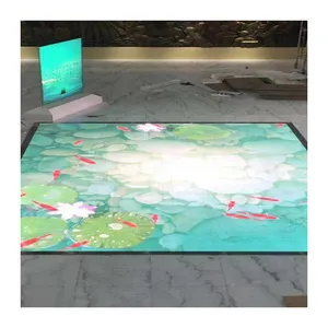 中国工厂创意p3.91防水互动视频发光二极管舞池屏幕发光二极管面板