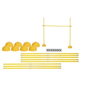 KWO Fitness - Equipo de Entrenamiento Deportivo, Obstáculos para Fútbol, Entrenamiento en Interiores y Exteriores, Base para Obstáculos, Postes de Fútbol, Entrenamiento de Agilidad - Product Image 2