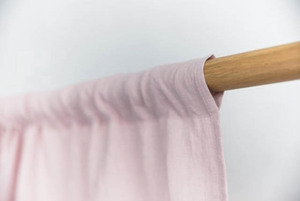 Biancheria di lusso Sheer <span class=keywords><strong>Tende</strong></span> In Tessuto 100% Naturale <span class=keywords><strong>Rosa</strong></span> Lavato Tessuti di Lino <span class=keywords><strong>Tende</strong></span> di Voile - Product Image 5