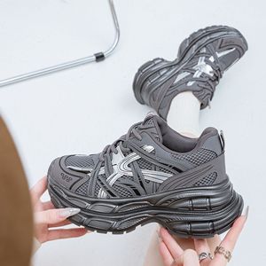 Baskets Chunky Rétro Tendance pour Femme à Semelle Épaisse, Style Dad Sneakers, Polyvalentes, Décontractées, Sportives, Chaussures de Course, Fabricant Personnalisé - Product Image 3