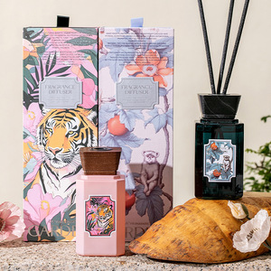 Set de Aromaterapia al por Mayor sin BPA ni Alcohol, Temática Mundo Animal, Regalo para <span class=keywords><strong>Hotel</strong></span>, Fragancia para Interiores, Difusor de Varillas con Tapa de Madera, Aroma sin Fuego - Product Image 2