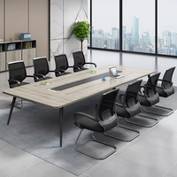 Ensemble de meubles de bureau en bois haut de gamme de luxe moderne pour hôtels avec table de réunion chaise écoles conférences comptoirs de réception