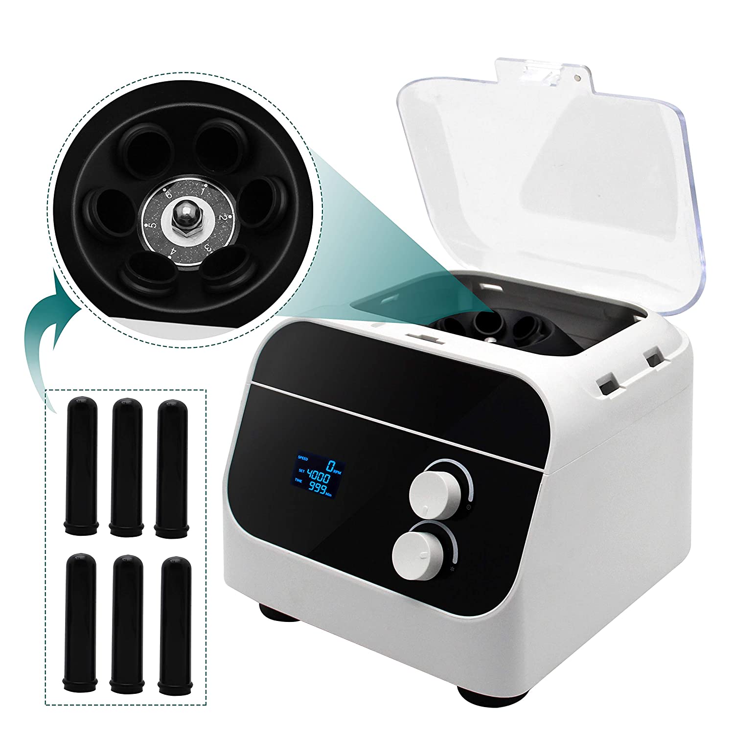 LSC-20H интеллигентая (ый) настольные центрифуги лаборатории PRP красоты сыворотки центрифуга для разделения 20/50/100 мл