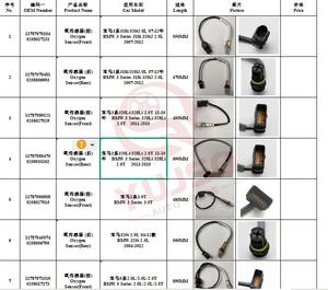 Sensor de oxígeno OE 11787576673, <span class=keywords><strong>precio</strong></span> de fábrica para <span class=keywords><strong>BMW</strong></span> 5 Series F07 4,4 550 I X5 <span class=keywords><strong>X6</strong></span> M6 550i 750i F13 F12 - Product Image 5