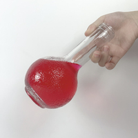 Nouvelle tendance Bouteilles en verre transparentes claires Bouteilles d'alcool Vodka Tequila Rhum Gin Bouteilles en verre