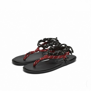 신발 플랫 숙녀 샌들 여름 여성 슬리퍼 로프 샌들 플랫 캐주얼 샌들 소녀 - Product Image 3
