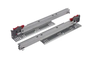 DNTI European Style Fully Extended Buffer Closure Telescopic Channel Undermount Drawer Slide