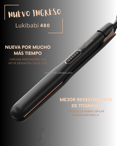 Lisseur de cheveux professionnel Mch Planchas De Cabello Salon Hair Private Label 480f Nanotitanium, fer à lisser portable - Product Image 1