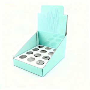 Recyclable Foldable Cardboard Counter Top <b>Display</b> Box with UV Coating Custom Retail Logo Printed Rigid Boxes - Product Image 6