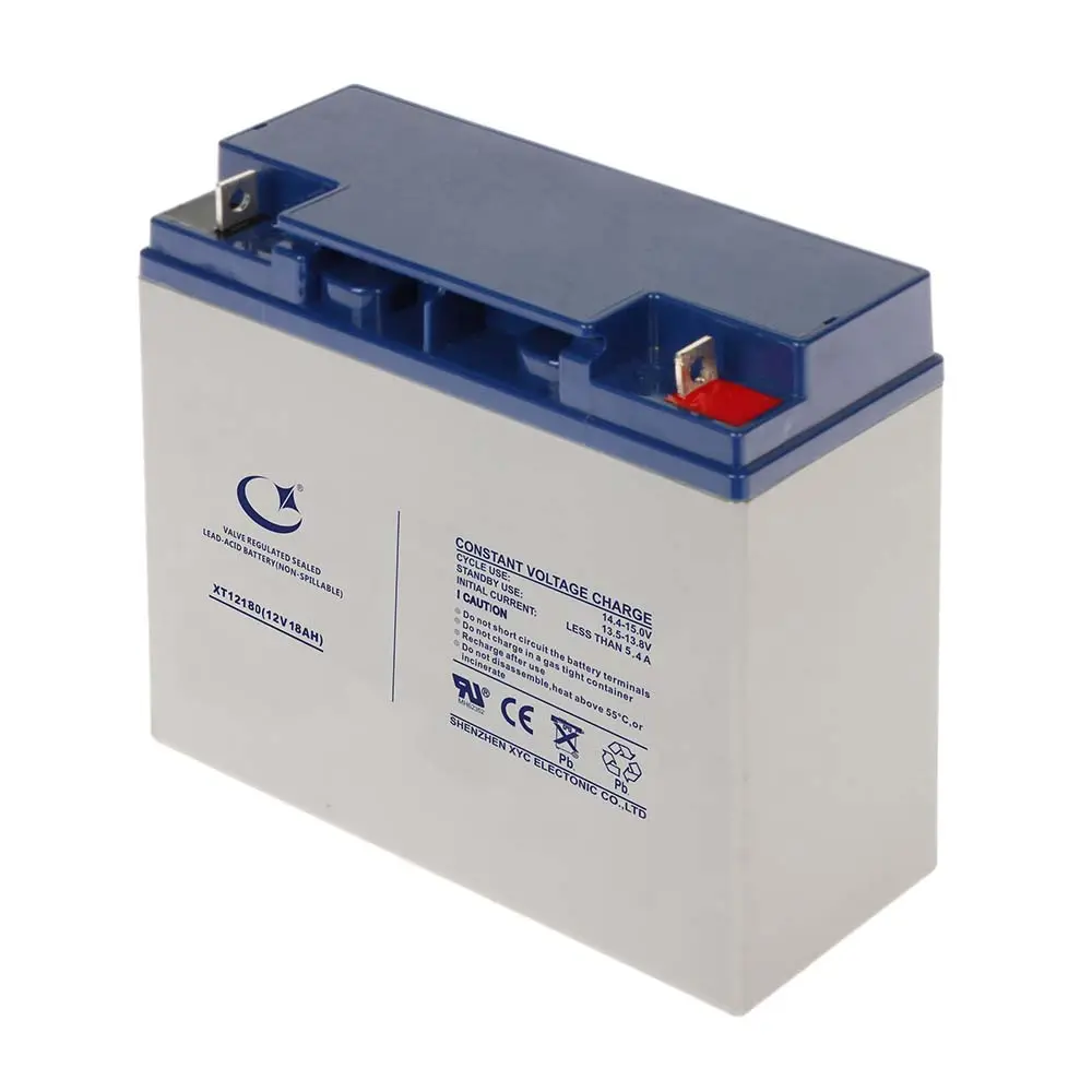 12V 18Ah High rate discharge rechargeable AGM VRLA Sealed lead acid battery for UPS
