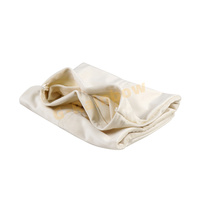 Sac en velours blanc pour Mahjong américain, tissu doux, 4 compartiments individuels, convient aux supports de 20 pouces