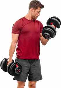 Adjustable <strong>Dumbbell</strong> Sets 10-50kg Multiweight Options Weighted <strong>Dumbbell</strong> With Anti-Slip Nylon Handle - Product Image 2