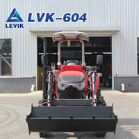 Tracteur agricole compact 60 CV Euro5 CE EPA à moteur diesel, petit tracteur multifonctionnel adapté à la culture des rizières