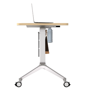 Table de conférence mobile en plastique, table de formation pliable avec roulettes, centre d'apprentissage personnalisé - Product Image 6