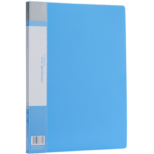 Comix A681 A4 Classeur à pression long en plastique opaque pour documents et rapports - Product Image 1