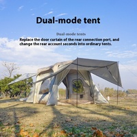 Tente à air en tissu Oxford étanche aux UV, modèle extérieur universel pour les voyages en famille, le camping, tente gonflable arrière de voiture
