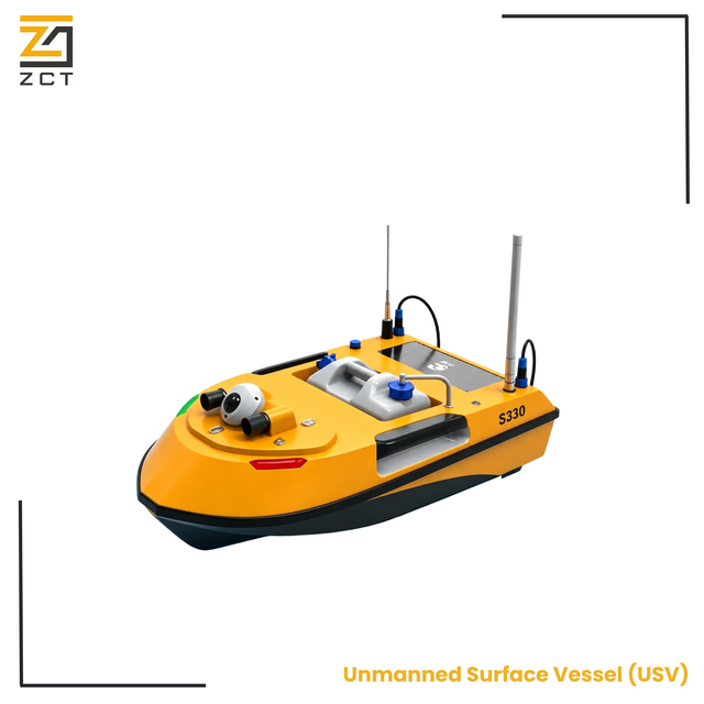 Autonomous Unmanned Surface Vessel USV for Hydrographic Surveying with High Precision Navigation and Water Mapping Solution