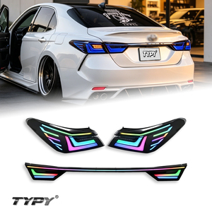 ชุดไฟท้ายรถยนต์ TYPY สำหรับ Camry รุ่นปี 2018-2022 รุ่นที่ 8  ดัดแปลงให้มีไฟท้าย LED แบบเต็มความกว้างสไตล์ Lexus - Product Image 1