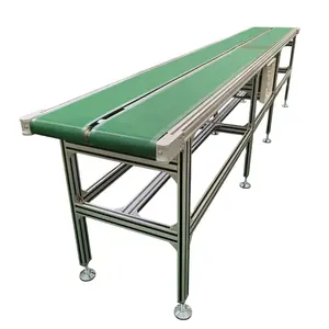 Verde PVC anti estática montagem linha correia transportadora fabricante