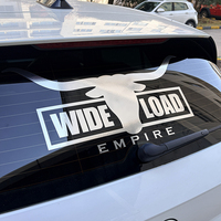 Autocollant de fenêtre personnalisé imperméable et résistant aux intempéries avec logo de marque, autocollant de transfert pour voiture multicolores personnalisé pour la décoration de voiture