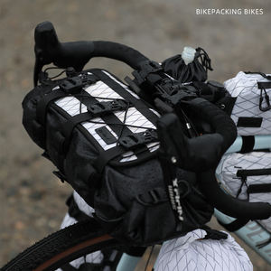 ชุดขี่จักรยาน<span class=keywords><strong>8</strong></span>ลิตรสำหรับ Rhinowalk ถิ่นทุรกันดารกระเป๋าด้านหน้ากันน้ำไนลอนชุดมือจับ2ชิ้นสายรัดกระเป๋าจักรยานกล่อง - Product Image 6