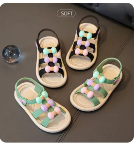 Jongens zomer strand slippers met klittenbandsluiting, lichtgewicht, antislip PVC bovenwerk, buitenslippers in <span class=keywords><strong>3</strong></span> kleuren - Product Image 5